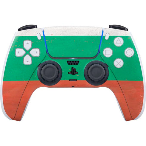 Bulgarian Flag Distressed PlayStation PS5 Skins